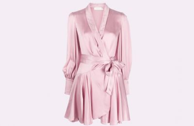 Μακρυμάνικο silk mini φόρεμα €735 από First Boutique