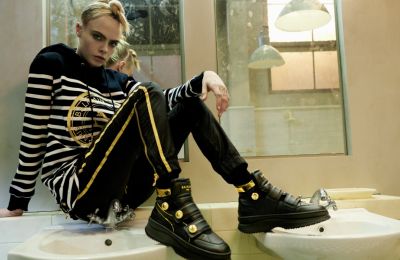H Cara Delevingne ετοιμάζεται για το λανσάρισμα των Balmain x Puma