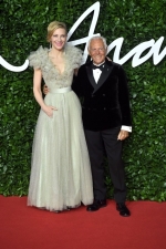 H Cate Blanchett με Armani και ο Giorgio Armani