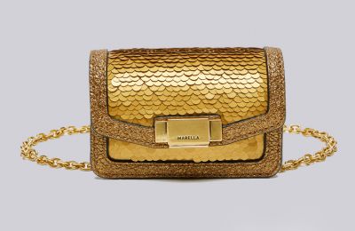 Λιλά τσάντα €17.99 από Stradivarius