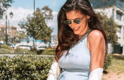 Με νυφικό Κύπριας σχεδιάστριας η Έλις Μισιρλή