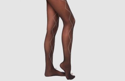 Μαύρο καλσόν με στρασάκια €10.45 από Calzedonia   