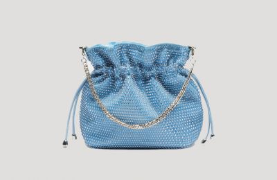 Γαλάζια bucket τσάντα €128 από Marella   