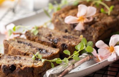 Μια έυκολη συνταγή για banana chai bread με σοκολάτα 