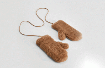 Γάντια στο signature Teddy ύφασμα €159 από Max Mara