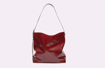 Bουργουνδί shopper τσάντα €25.99 από Stradivarius