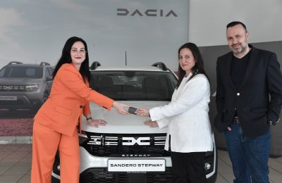 Η νικήτρια του Tipping Point με το Dacia Stepway 
