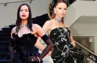 Η Έβελυν Καζαντζόγλου και η Irina Shayk μαζί στις Κάννες