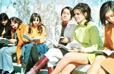 Tehran university students in 1971.