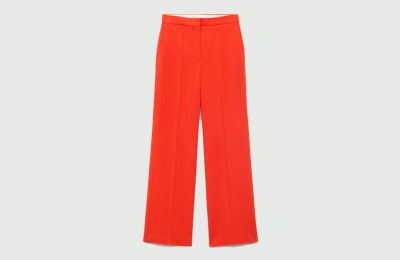 Πορτοκάλι tailored παντελόνι από Mango