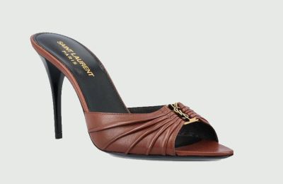  Kαφέ mules YSL από Kult
