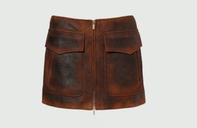 Suede μίνι φούστα Miu Miu από Μytheresa