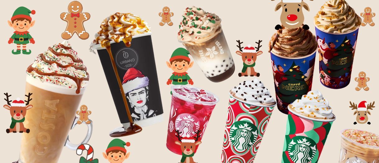 Όλοι οι festive καφέδες που θα βρείτε σε κάθε γωνιά του νησιού μας