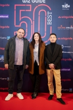 Ο Λάμπρος Νικολάου, η Μαρία Ντανταίδη και ο Guan Rui Jiong 