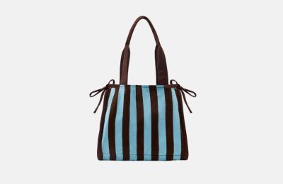 Cotton stripped τσάντα από Ζara