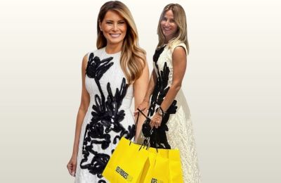 Melania VS Γιολίτη: Ποια φόρεσε καλύτερα το Erdem φόρεμα;