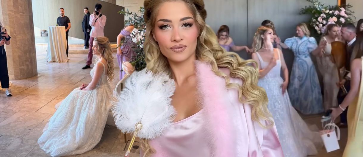 Photos από το εντυπωσιακό bridal look της Στυλιάνας Αβερκίου