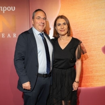 Ο Κλεάνθης Γεωργιάδης και η Έλενα Γεωργιάδου
