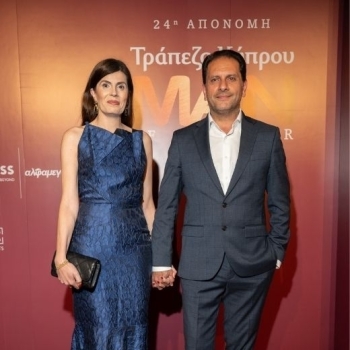 Η Σταύρη Καλοψιδιώτου και ο Άριστος Δαμιανού 