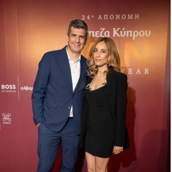 Ο Δημήτρης Δημητρίου και η Ντίνα Πέγκα