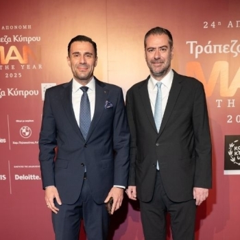 Ο Φιλόκυπρος Ρουσουνίδης και ο Γιάννης Γεωργούλλας 