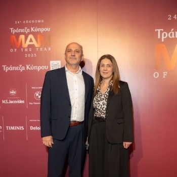 Ο Γιώργος Τζιοβάνης και η Άντρη Χαραλάμπους 