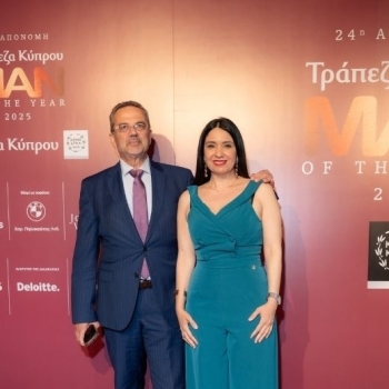 Ο Κυριάκος Κόκκινος και η Σάβια Ορφανίδου 