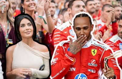Lewis Hamilton: Το φιλί στην Kim K. από το βάθρο του Grand Prix 