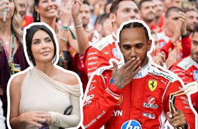 Lewis Hamilton: Το φιλί στην Kim K. από το βάθρο του Grand Prix 