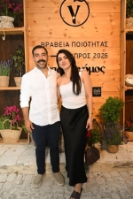 Ο Έκτωρας Τσιάκκας και η Αναστασία Χριστοφόρου 