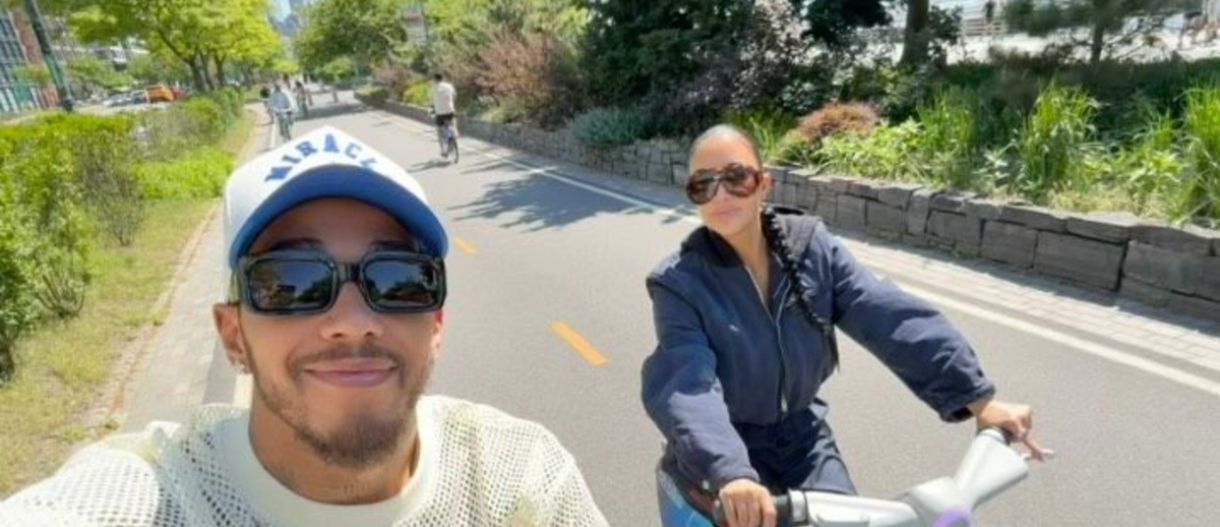 Kim Kardashian: Η selfie με τον Lewis Hamilton και την κόρη της 