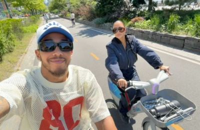 Kim Kardashian: Η selfie με τον Lewis Hamilton και την κόρη της 