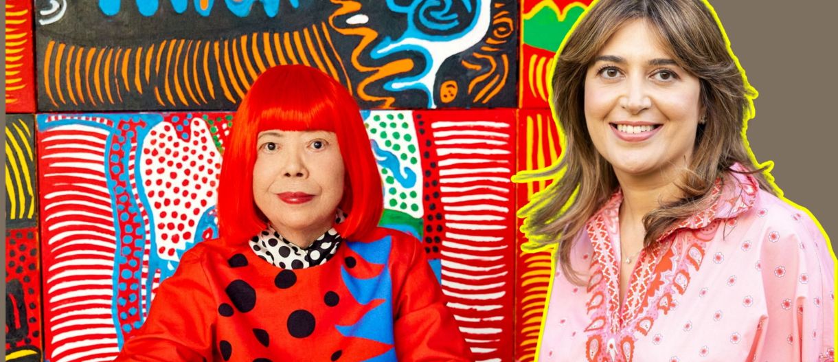 Η Μαρία Σελίπα αποχαιρετά την Yayoi Kusama με τον δικό της τρόπο
