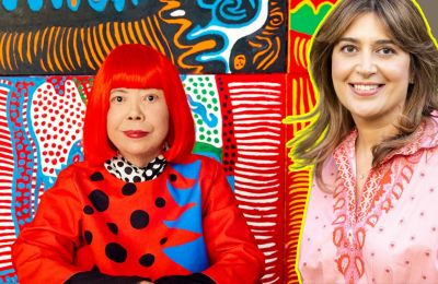 Η Μαρία Σελίπα αποχαιρετά την Yayoi Kusama με τον δικό της τρόπο