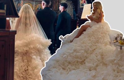 Αυτό είναι το πιο dramatic νυφικό που φόρεσε Κύπρια influencer φέτος