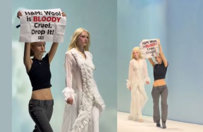 Η PETA «εισβάλλει» ξανά στις πασαρέλες