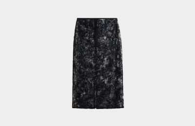 Μαύρη embellished φούστα από H&M