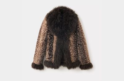 Bambi faux-fur σακάκι από Mango